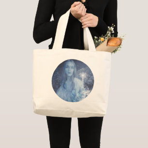 Snö drottning Jul - Fantasy Artwork Jumbo Tygkasse