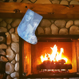 Snö drottning Jul - Fantasy Artwork Liten Julstrumpa