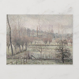 Snö Effect i Eragny, 1894 Vykort