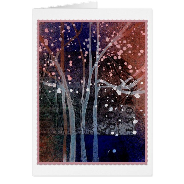 Snö-fack - tomt kort (Framsidan)