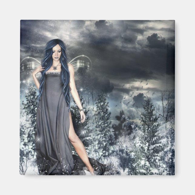 Snö Fairy Magnet (Framsidan)