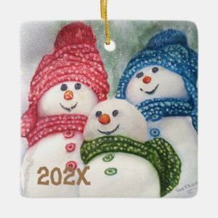 SNÖ FAMILY JULGRANSPRYDNAD KERAMIK