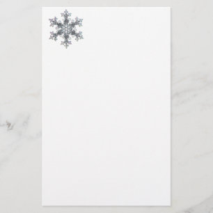 Snö flake brevpapper