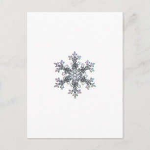Snö flake vykort