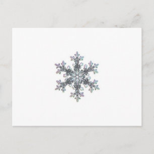 Snö flake vykort