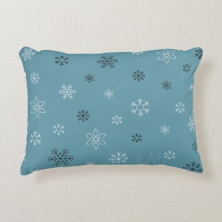 Snö flakes Graphics Pillows Prydnadskudde