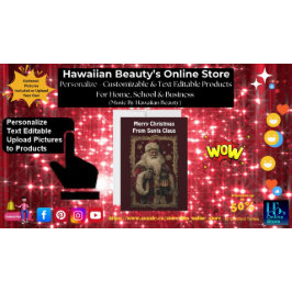 Snö Flakes jul jul Jultomten Guld 12 Julkort