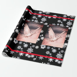 SNÖ FLAKES OCH FRED DOVES CHRISTMAS GIFT Papper Presentpapper