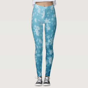 Snö Flingbalkar Leggings