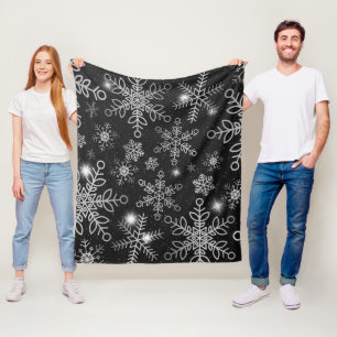 Snö Flingor 8 Fleecefilt