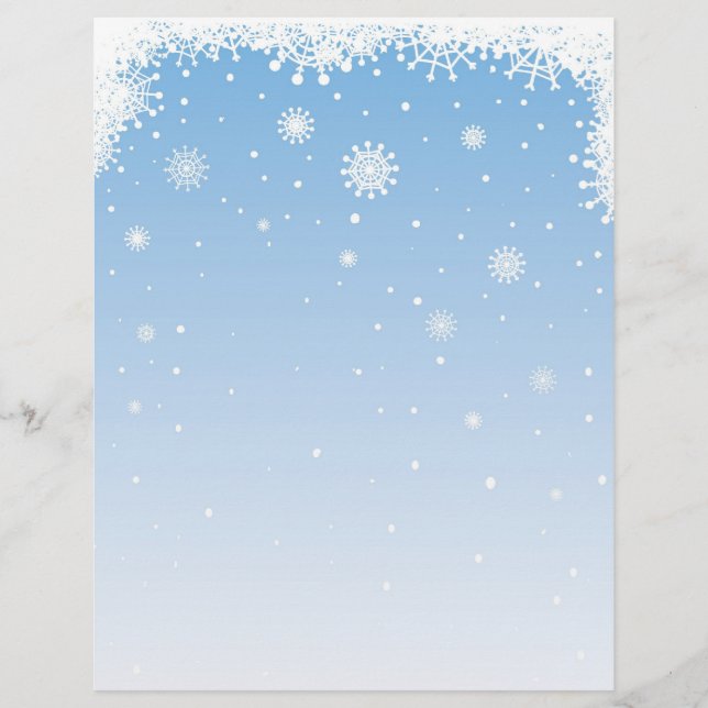 Snö flygare reklamblad (Framsidan)