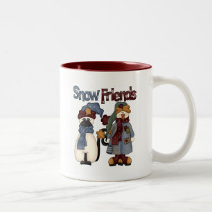 Snö Friends Tshirts and Gifts Två-Tonad Mugg