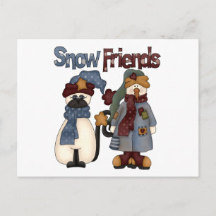 Snö Friends Tshirts and Gifts Vykort