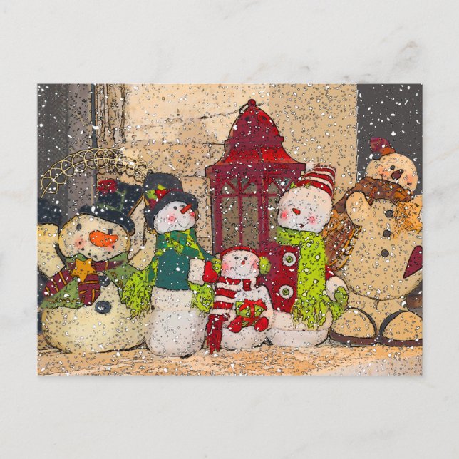 SNÖ FRIENDS VYKORT (Framsida)