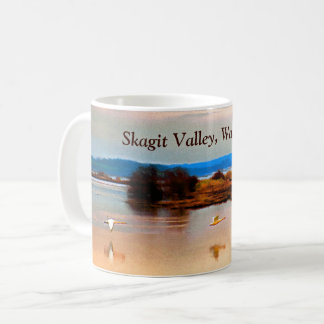Snö Geese i Skagit Valley Kaffemugg