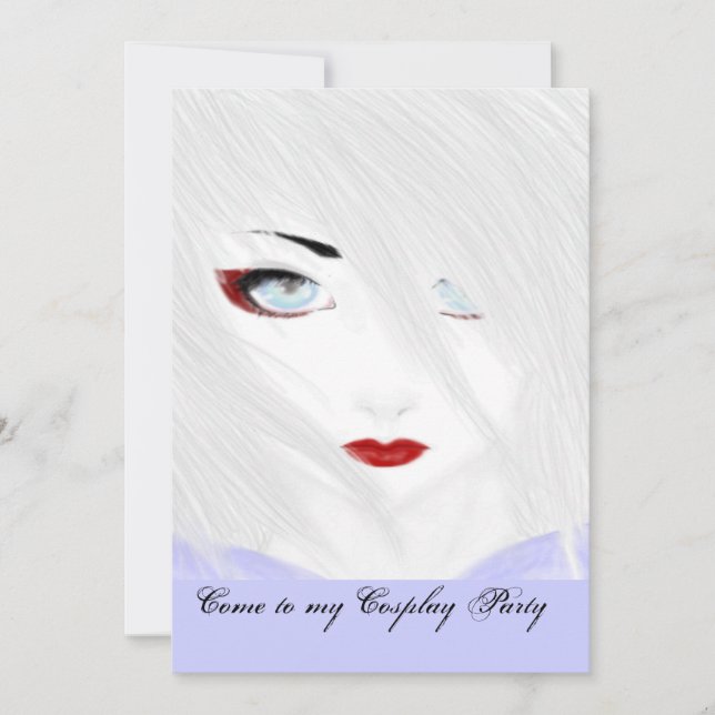 Snö Geisha Inbjudningar (Framsida)