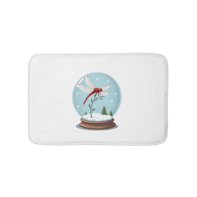 Snö Globe Dragonfly Badrumsmatta (Framsidan)