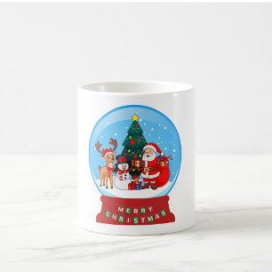 Snö Globe jul Ceramic Mugg