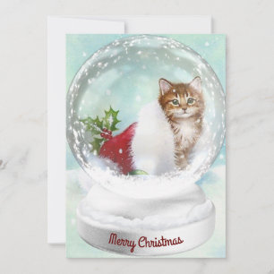 Snö Globe-julklapp i lager Julkort