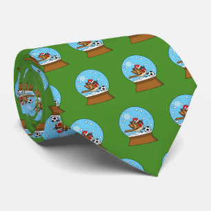 Snö Globe med Cute Sparrow-uppspelningsskåp Slips