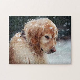 Snö Golden-hämtare Pussel