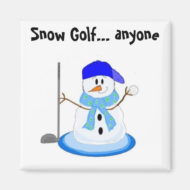 Snö Golf Magnet (Framsidan)