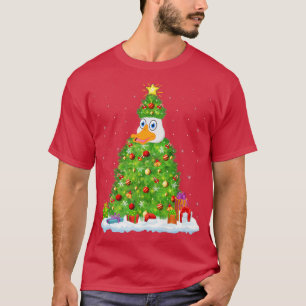 Snö Goose Julafton Lighting Träd Funny Snö Goose C T Shirt