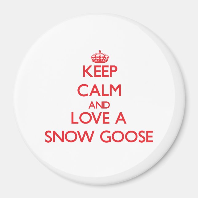 Snö Goose Magnet (Framsidan)