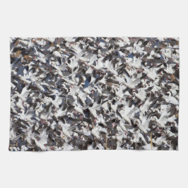 Snö Goose-sprängning av Kökshandduk