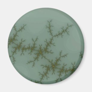 Snö Gräs - Fractal Art Magnet