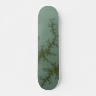 Snö Gräs - Fractal Art Mini Skateboard Bräda 18,5 Cm