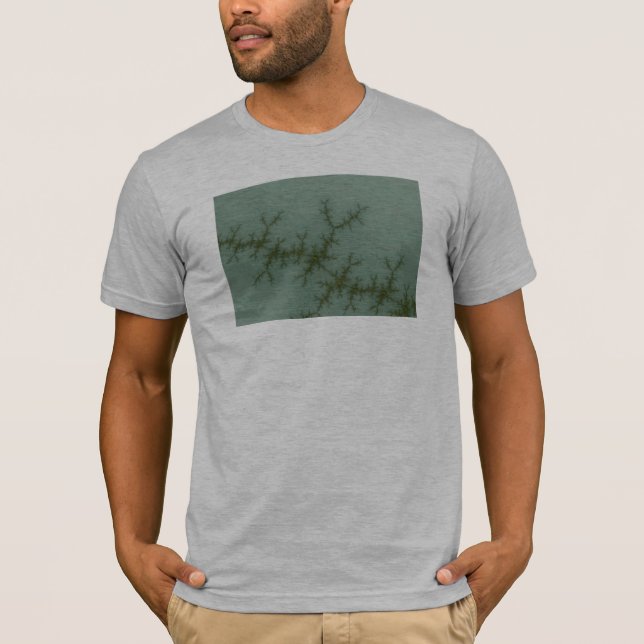 Snö Gräs - Fractal Art T-shirt (Framsida)