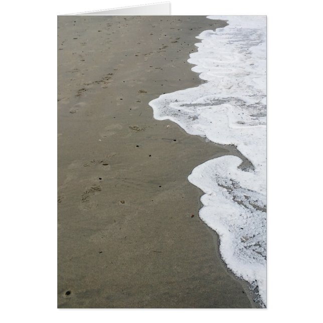 snö hälsningskort (Framsidan)