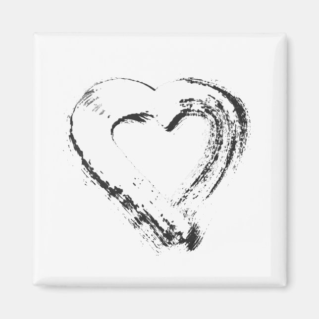 Snö Heart Magnet (Framsidan)