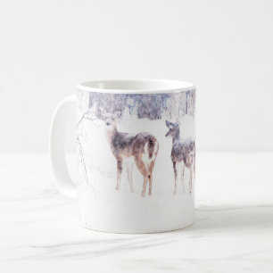 Snö Hjort i Texas Art Mugg Kopp