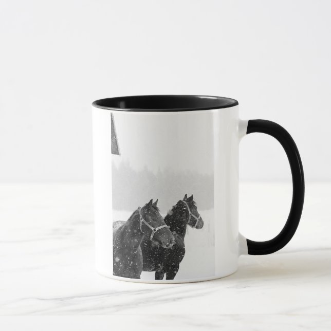 Snö Horses Mugg (Höger)