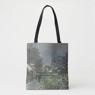 Snö i Argenteuil av Claude Monet Tygkasse