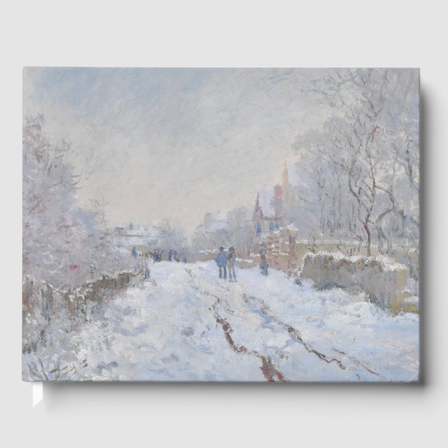 Snö i Argentina (av Claude Monet) Gästböcker (Framsida)