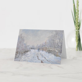 Snö i Argentina (av Claude Monet) Kort