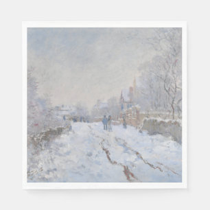Snö i Argentina (av Claude Monet) Pappersservett