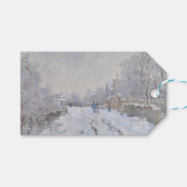 Snö i Argentina (av Claude Monet) Presentetikett