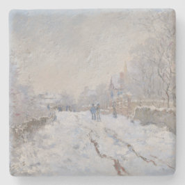 Snö i Argentina (av Claude Monet) Stenunderlägg