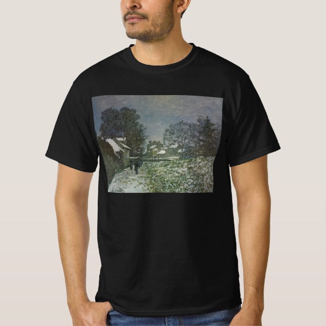 Snö i Argentina av Claude Monet T Shirt (Framsida)