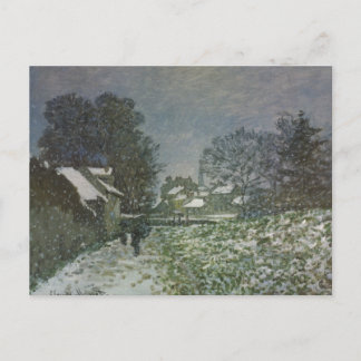 Snö i Argentina av Claude Monet Vykort