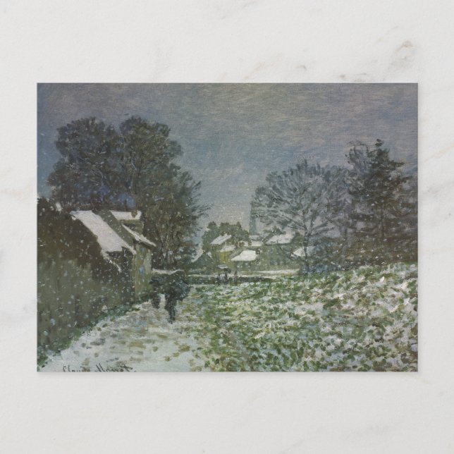 Snö i Argentina av Claude Monet Vykort (Framsida)