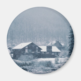 Snö i Aspen Magnet
