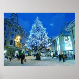 Snö i Cardiff Poster