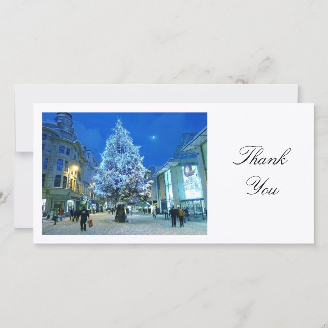 Snö i Cardiff - Tack (Framsida)