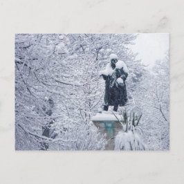 Snö i Cardiff Vykort