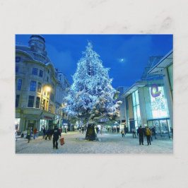 Snö i Cardiff Vykort